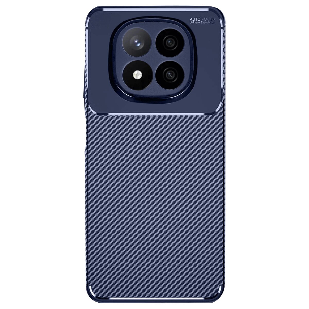 Xiaomi Redmi Note 14 Pro Plus Kılıf Auto Focus Karbon Kapak - Lacivert Xiaomi Redmi Note 14 Pro Plus Kılıf Auto Focus Karbon Kapak - Lacivert