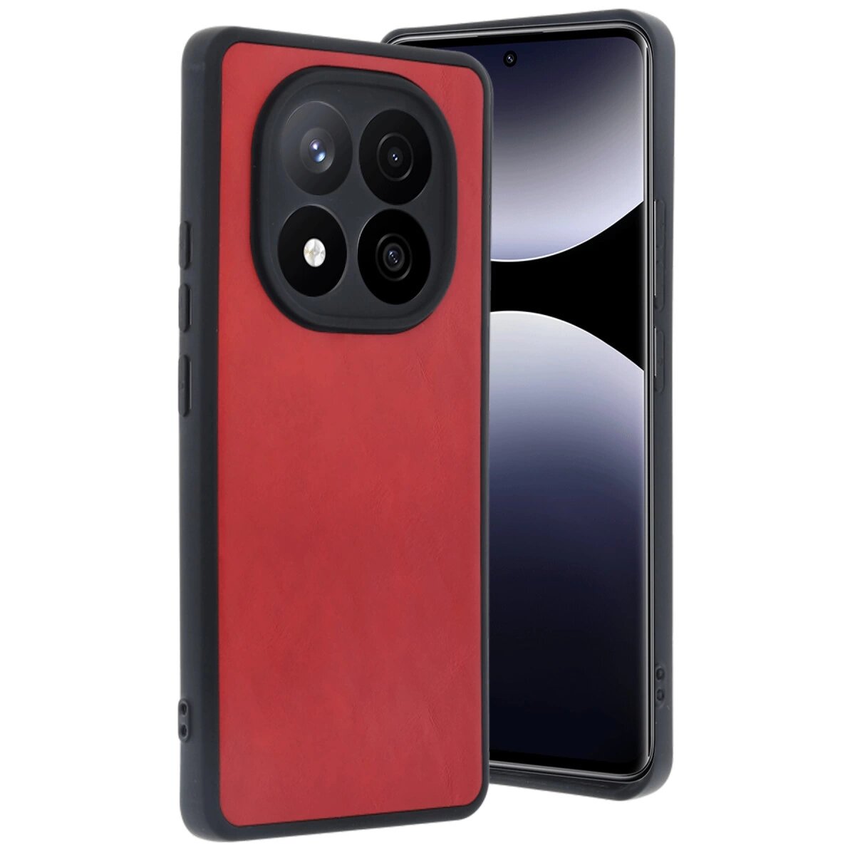 Xiaomi Redmi Note 14 Pro 5g Kılıf Aras Deri Kapak - Kırmızı Xiaomi Redmi Note 14 Pro 5g Kılıf Aras Deri Kapak - Kırmızı