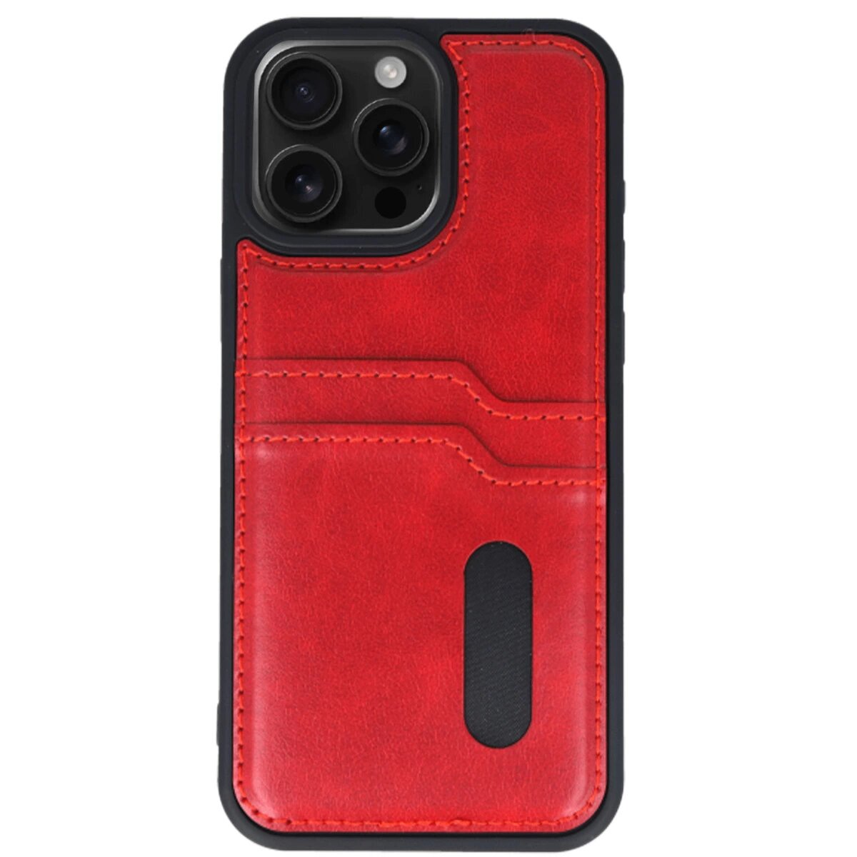 İphone 15 Pro Max Kılıf Sara Kartvizitli Deri Kılıf - Kırmızı İphone 15 Pro Max Kılıf Sara Kartvizitli Deri Kılıf - Kırmızı