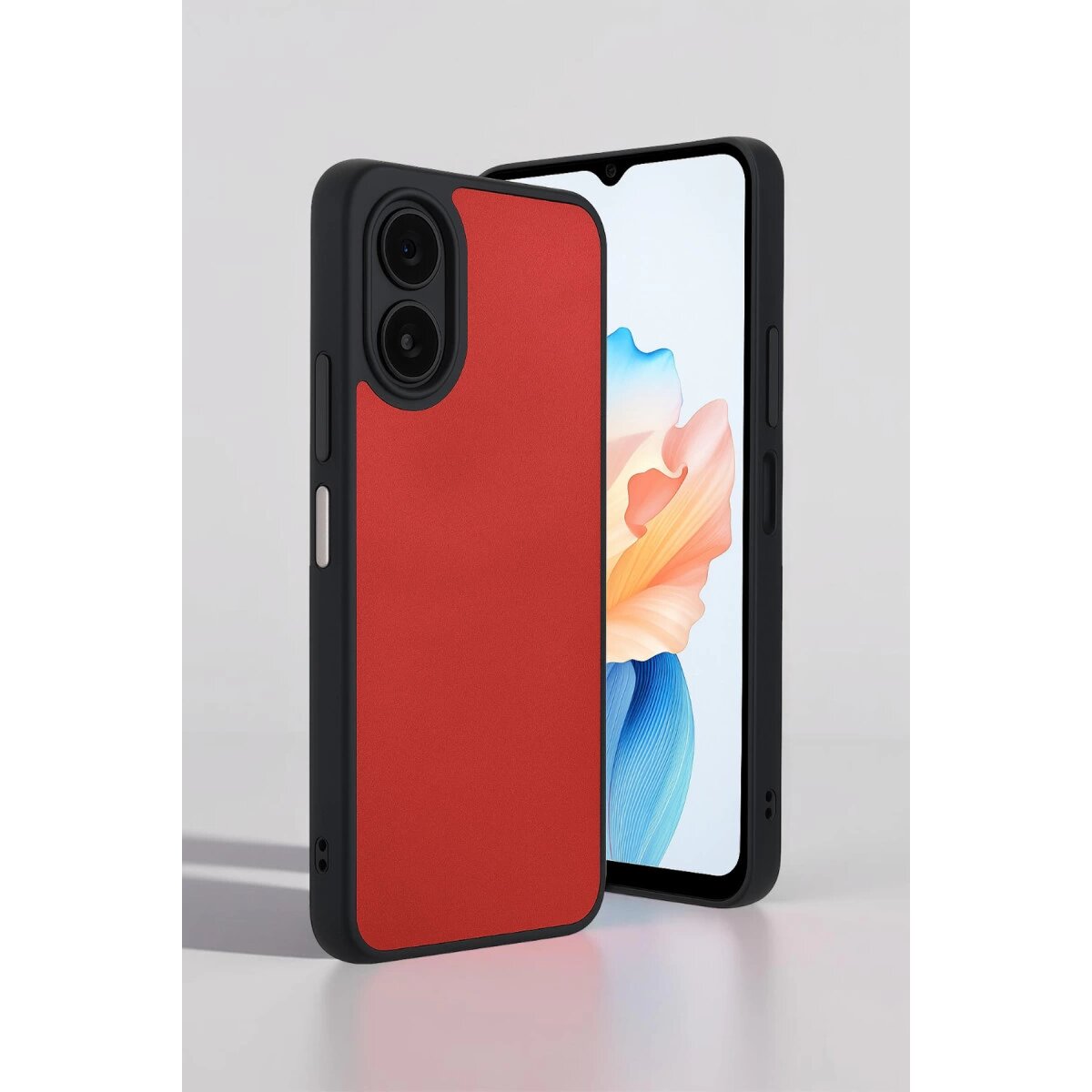 Oppo A38 Kılıf Aras Deri Kapak - Pudra Oppo A38 Kılıf Aras Deri Kapak - Pudra