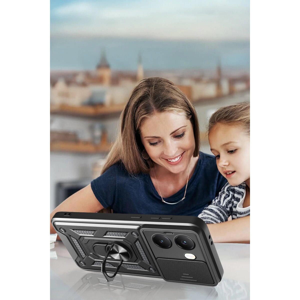Xiaomi Poco X7 Pro Kılıf Pars Lens Yüzüklü Silikon - Lacivert Xiaomi Poco X7 Pro Kılıf Pars Lens Yüzüklü Silikon - Lacivert