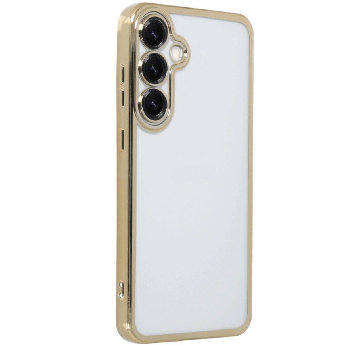 Samsung Galaxy S25 Plus Kılıf Razer Lensli Silikon - Gold Samsung Galaxy S25 Plus Kılıf Razer Lensli Silikon - Gold