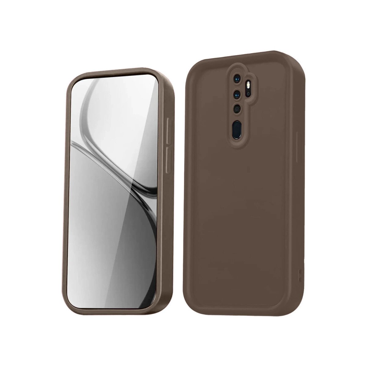 Xiaomi Redmi Note 8 Pro Kılıf Viera Silikon - Kahverengi Xiaomi Redmi Note 8 Pro Kılıf Viera Silikon - Kahverengi