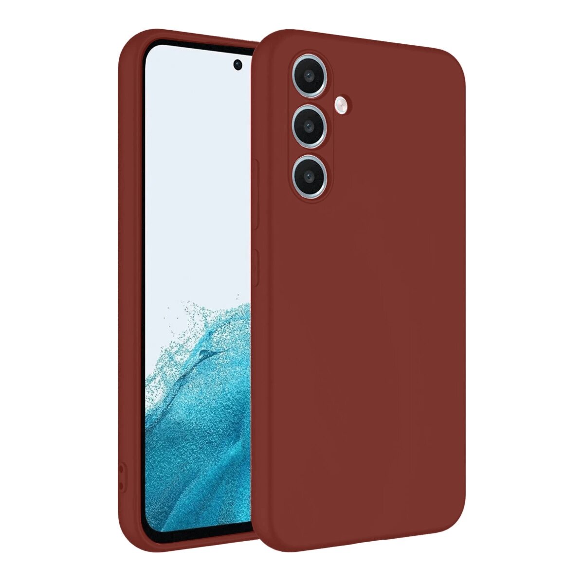 Samsung Galaxy A16 5g Kılıf First Silikon - Bordo Samsung Galaxy A16 5g Kılıf First Silikon - Bordo