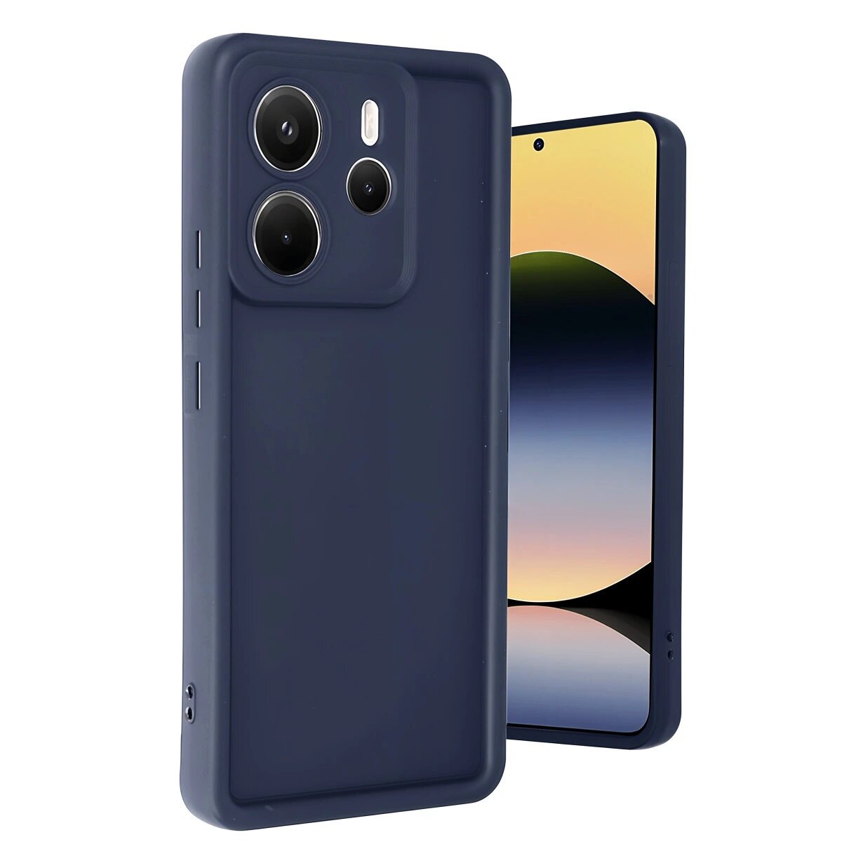 Xiaomi Redmi Note 14 4g Kılıf Viera Silikon - Lacivert Xiaomi Redmi Note 14 4g Kılıf Viera Silikon - Lacivert