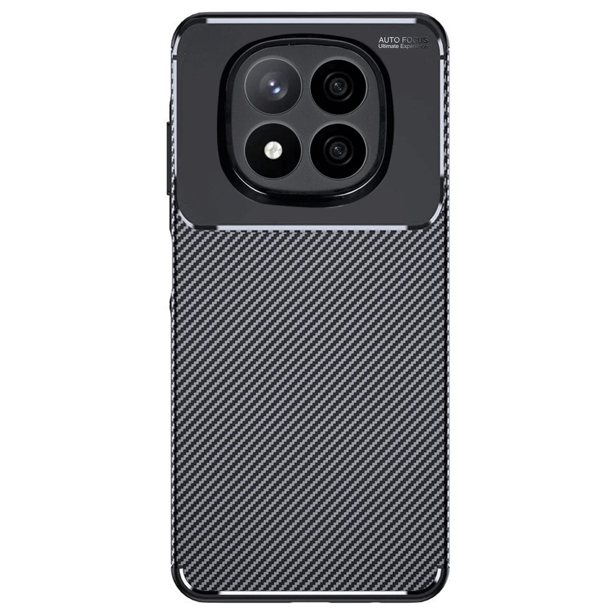 Xiaomi Redmi Note 14 Pro 4g Kılıf Auto Focus Karbon Kapak - Siyah