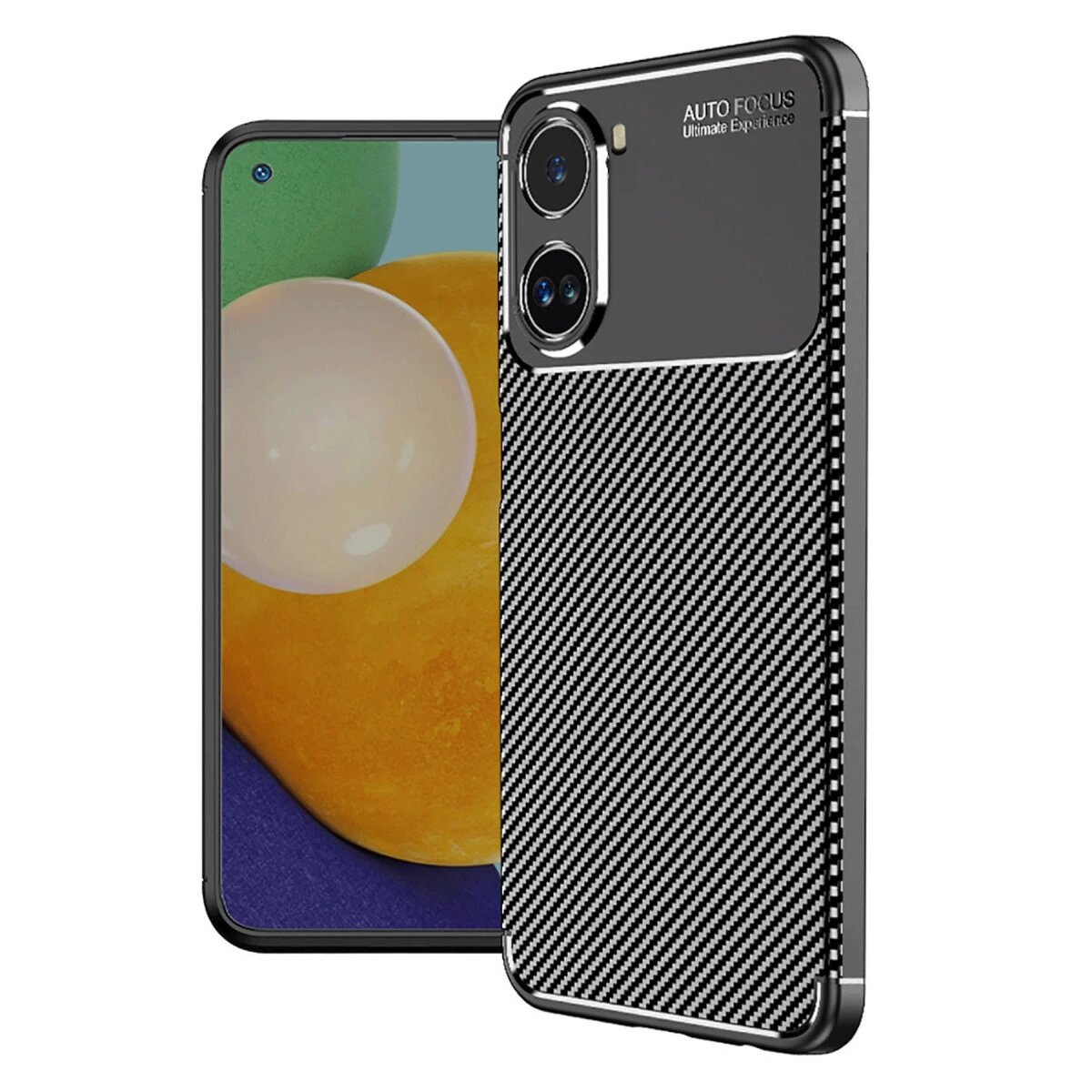 Xiaomi Poco X7 Pro Kılıf Auto Focus Karbon Kapak - Siyah Xiaomi Poco X7 Pro Kılıf Auto Focus Karbon Kapak - Siyah
