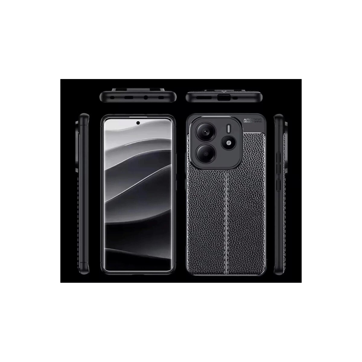 Xiaomi Redmi Note 14 4g Kılıf Auto Focus Kapak - Siyah