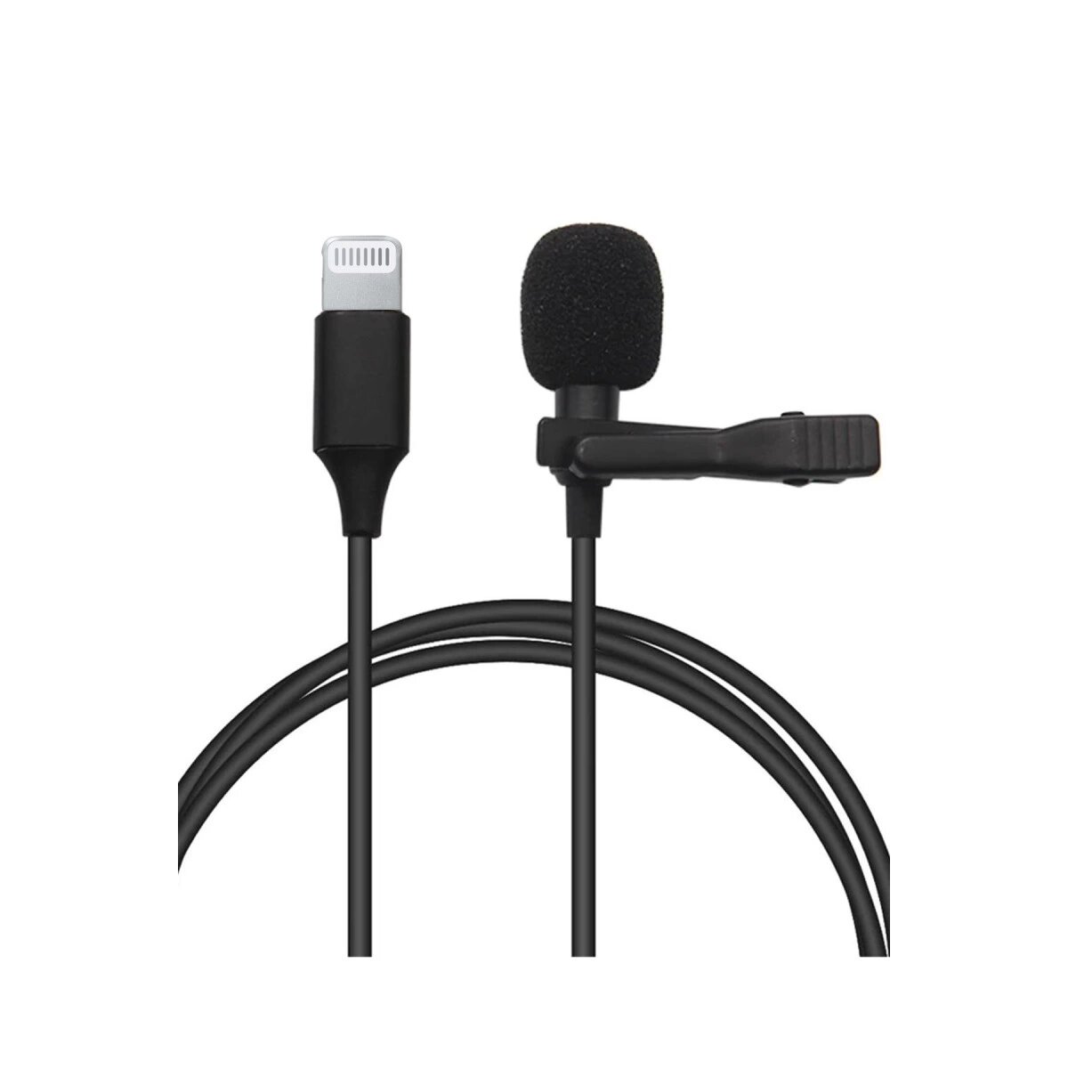 Lightning 2 Metre Double Mikrofon - Siyah Lightning 2 Metre Double Mikrofon - Siyah