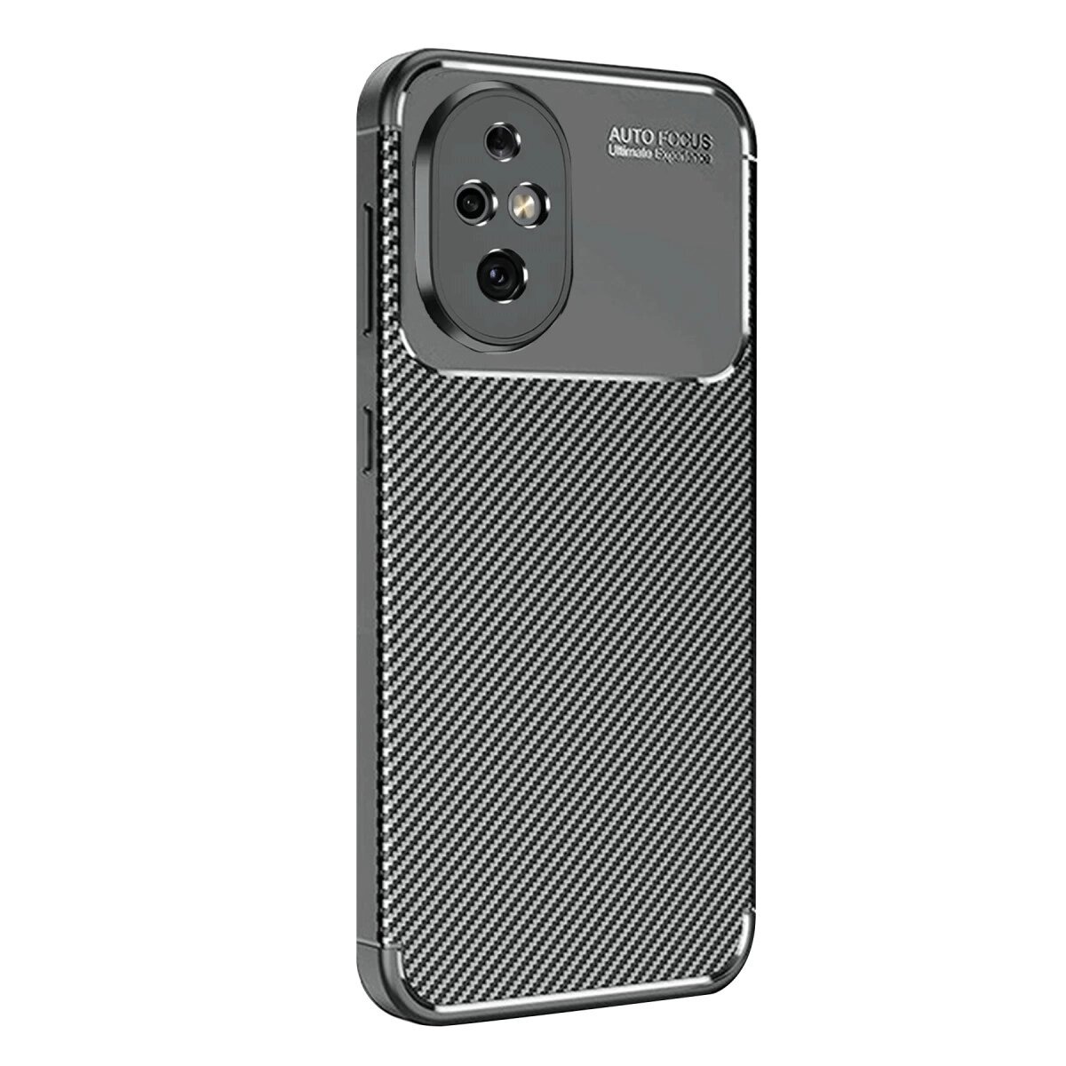 Honor 200 Kılıf Auto Focus Karbon Kapak - Siyah