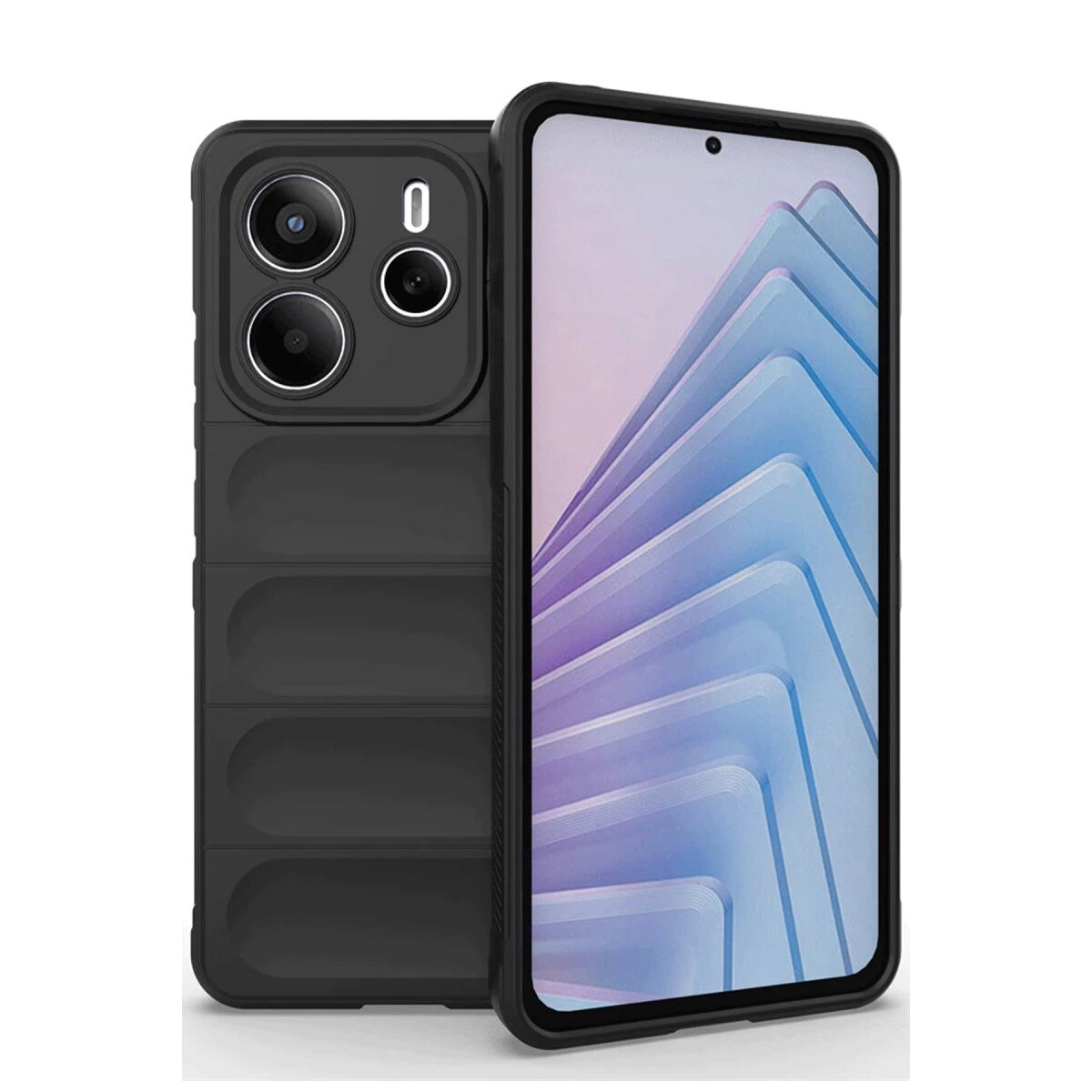 Xiaomi Redmi Note 14 4g Kılıf Optimum Silikon - Siyah Xiaomi Redmi Note 14 4g Kılıf Optimum Silikon - Siyah