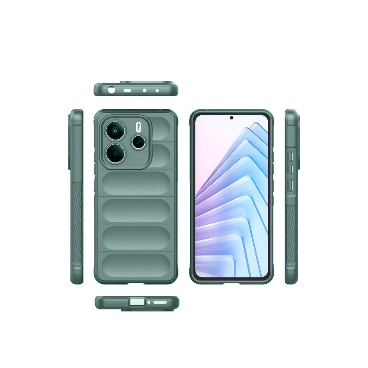 Xiaomi Redmi Note 14 4g Kılıf Optimum Silikon - Lacivert Xiaomi Redmi Note 14 4g Kılıf Optimum Silikon - Lacivert