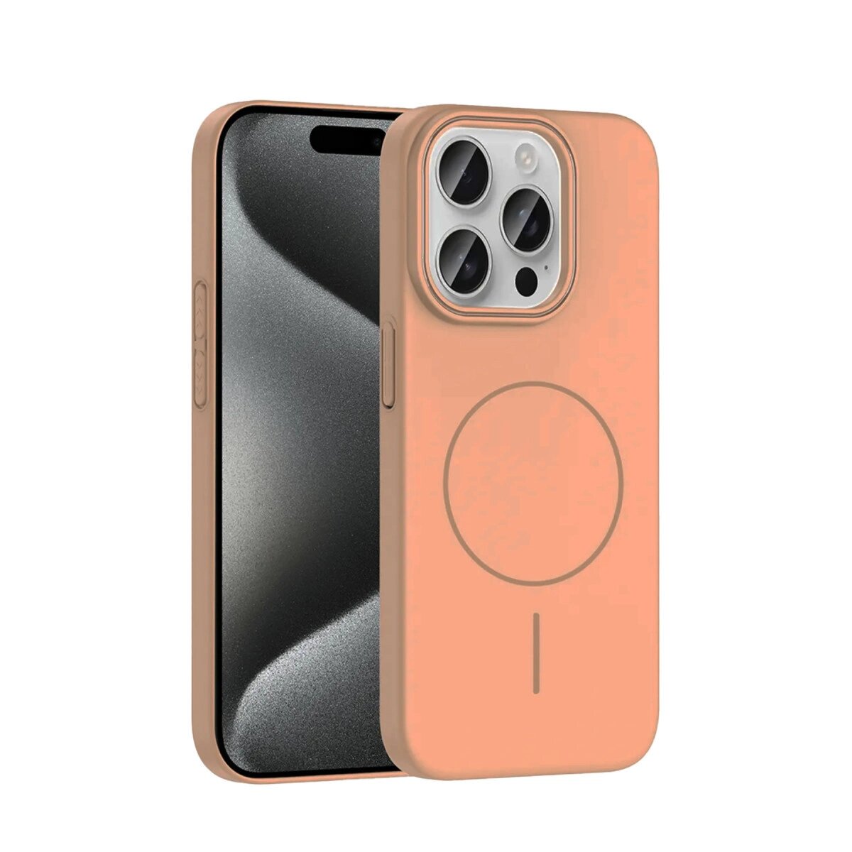 Joko İphone 15 Pro Max Broş Magsafe Kapak - Çöl Titanyum Joko İphone 15 Pro Max Broş Magsafe Kapak - Çöl Titanyum