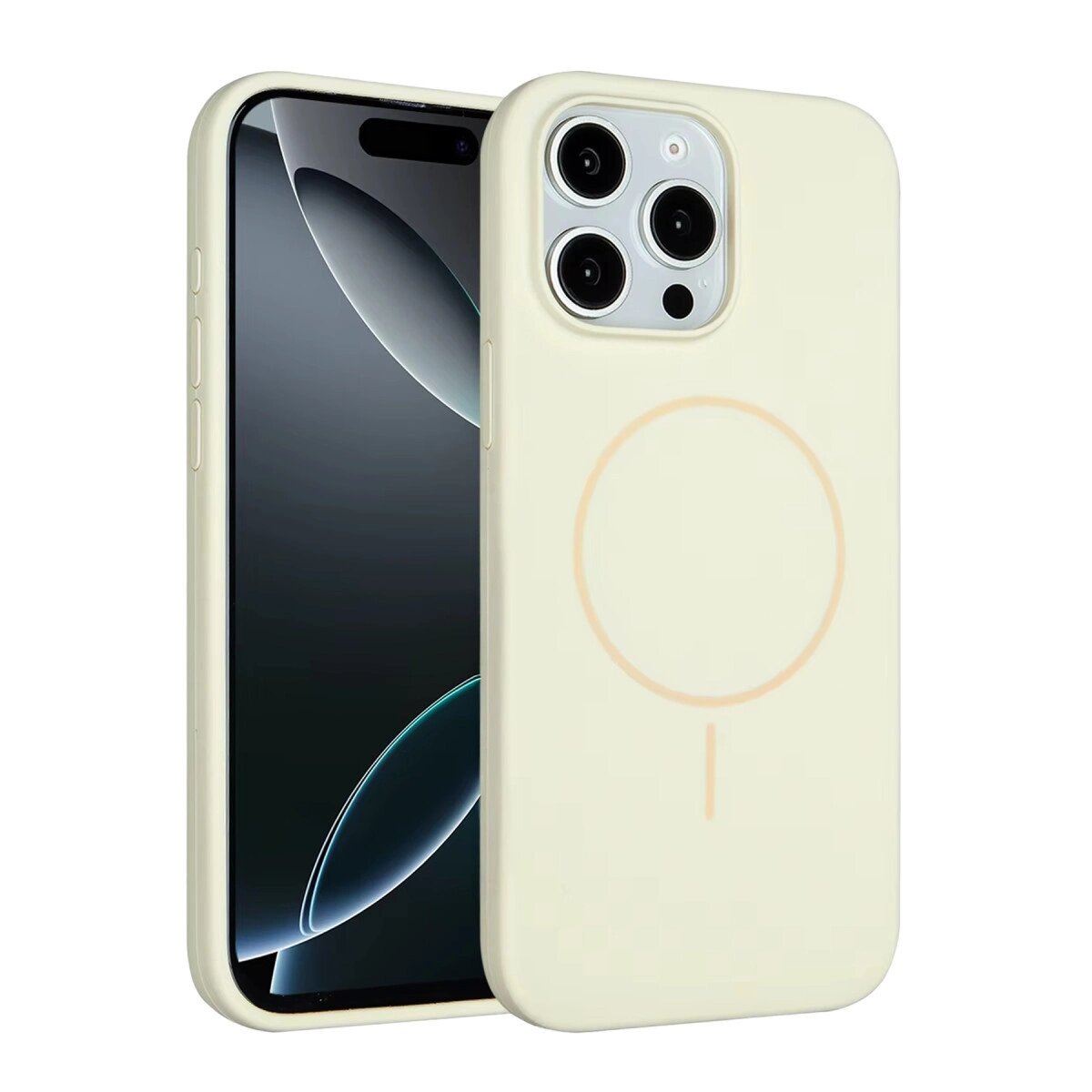 Joko İphone 14 Pro Max Kılıf Jully Magsafe Kapak - Bej
