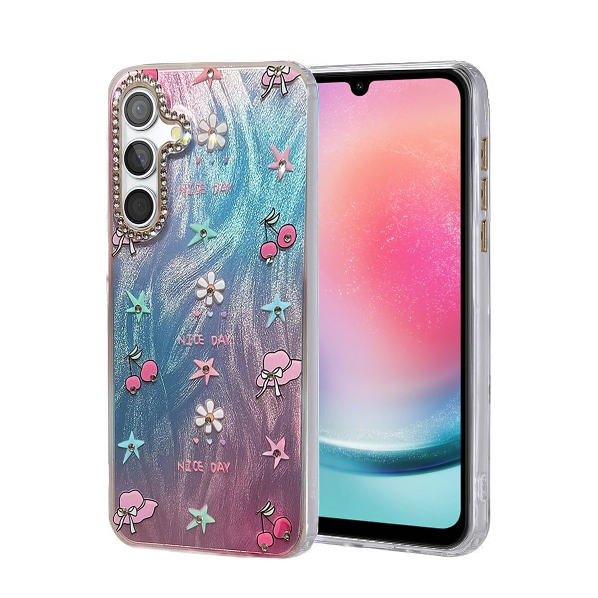 Samsung Galaxy A24 4g Kılıf Blade Aynalı Desenli Kapak - Desen 4 Samsung Galaxy A24 4g Kılıf Blade Aynalı Desenli Kapak - Desen 4