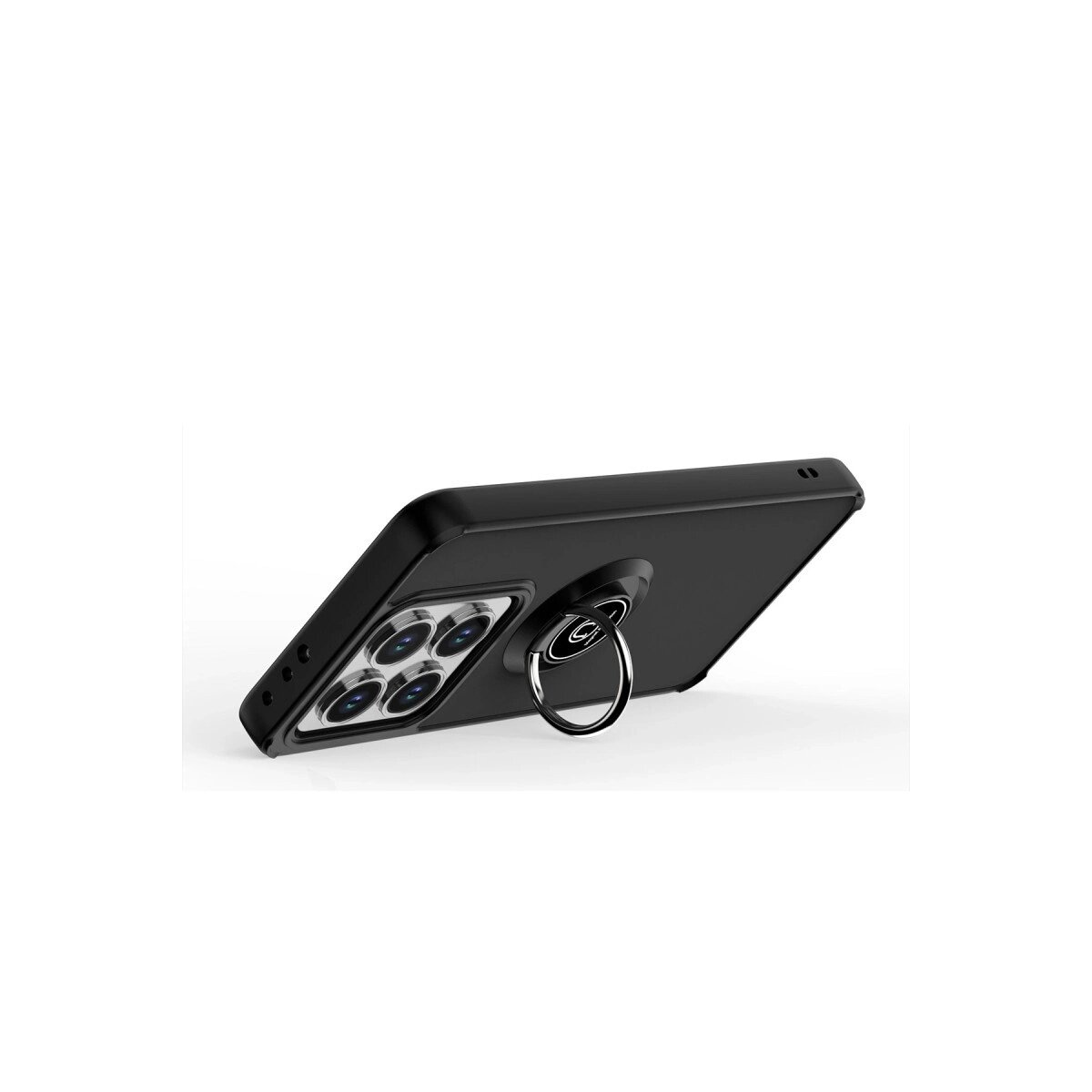 Xiaomi Mi 15 Pro Kılıf Montreal Yüzüklü Silikon Kapak - Lacivert Xiaomi Mi 15 Pro Kılıf Montreal Yüzüklü Silikon Kapak - Lacivert