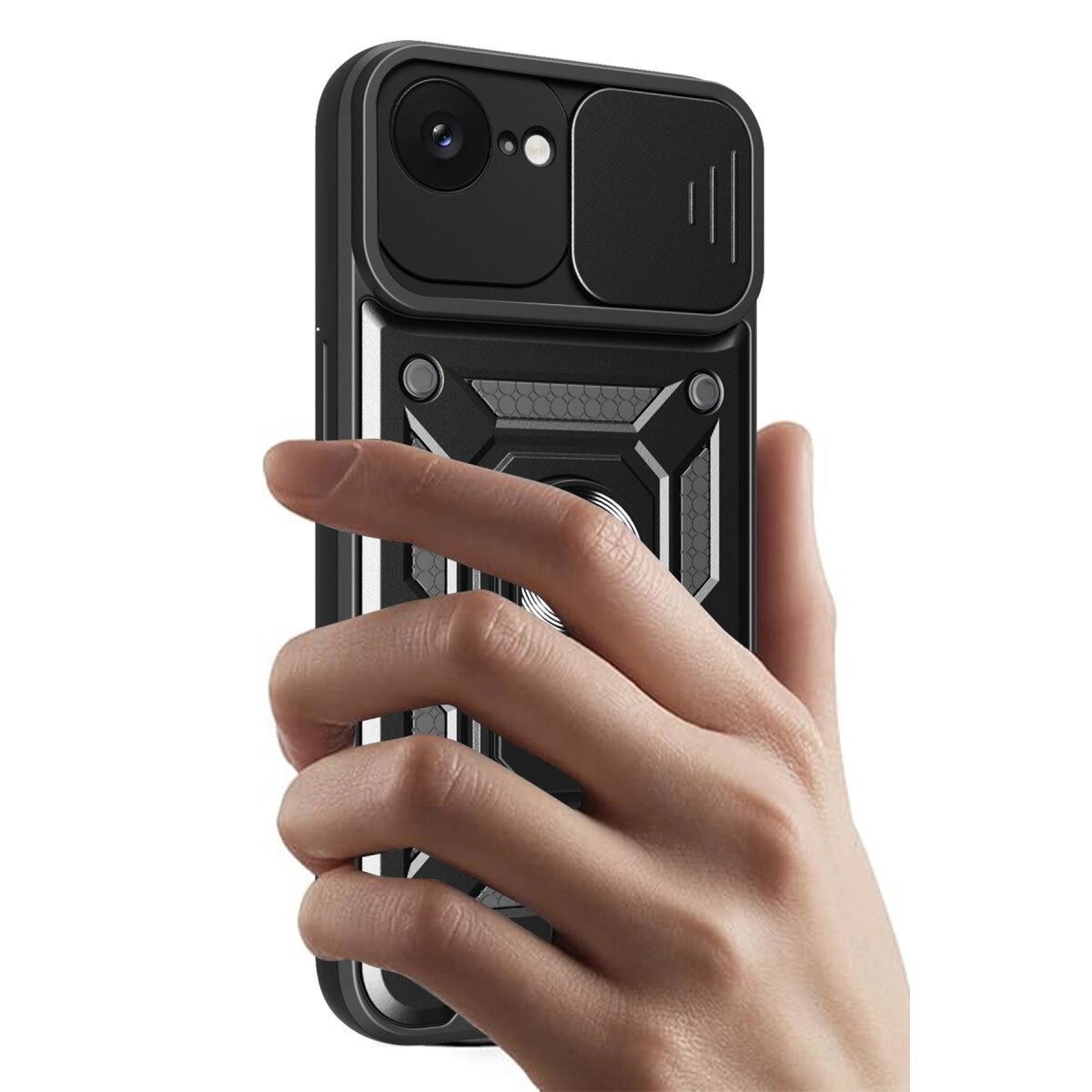 İphone 16e Kılıf Pars Lens Yüzüklü Silikon - Yeşil İphone 16e Kılıf Pars Lens Yüzüklü Silikon - Yeşil
