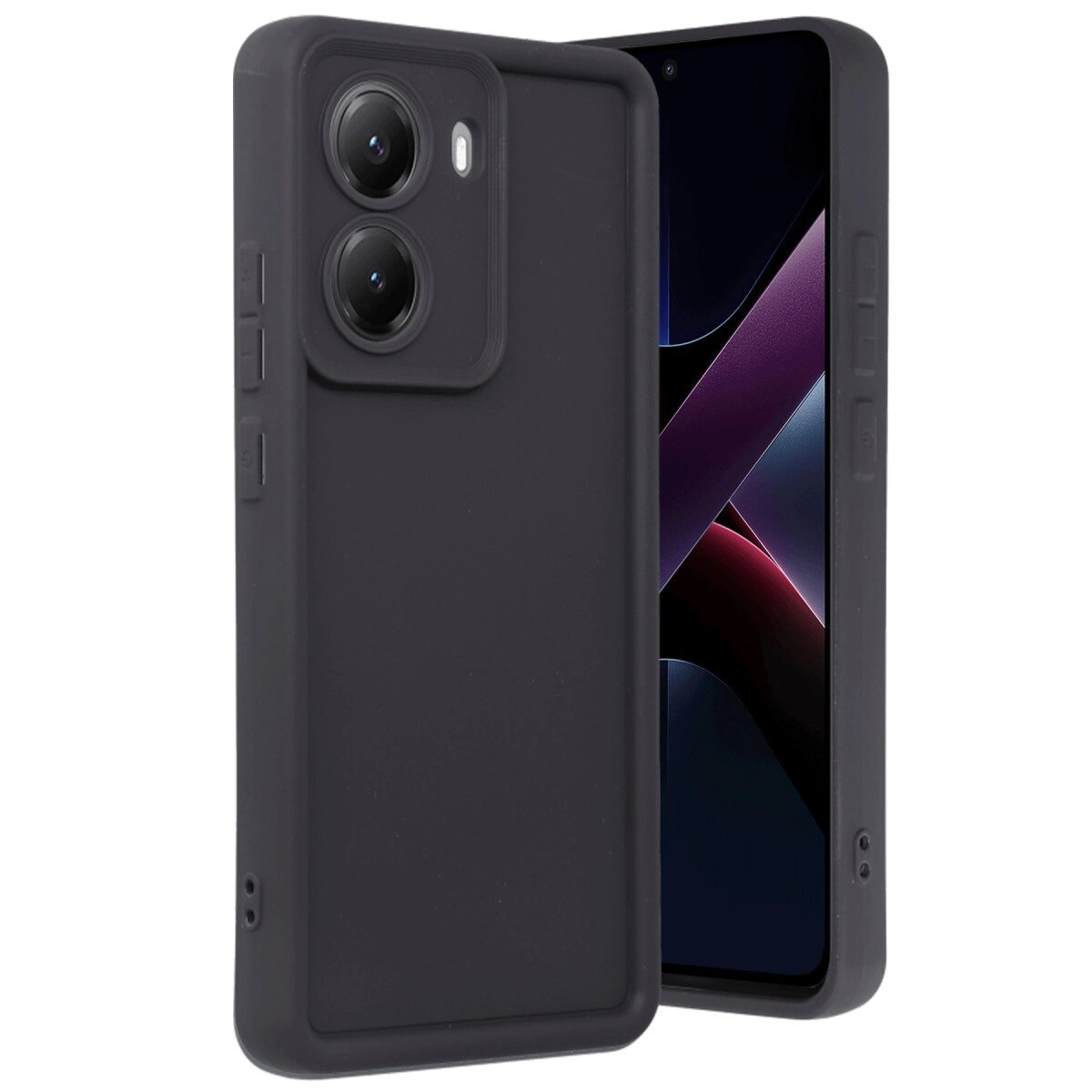 Xiaomi Poco X7 Pro Viera Silikon - Siyah Xiaomi Poco X7 Pro Viera Silikon - Siyah