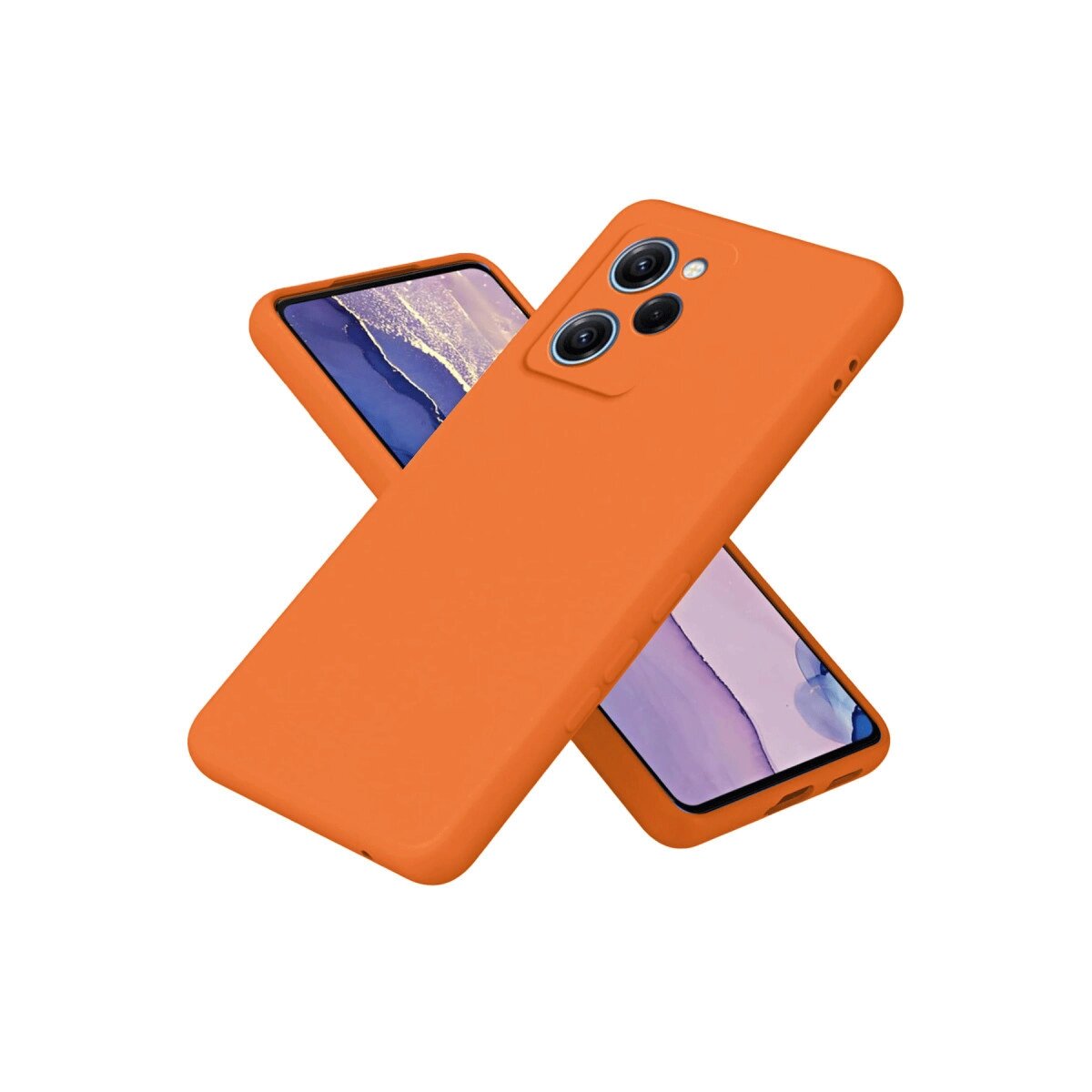 Xiaomi Poco X5 Pro 5g Nano İçi Kadife Silikon - Turuncu Xiaomi Poco X5 Pro 5g Nano İçi Kadife Silikon - Turuncu