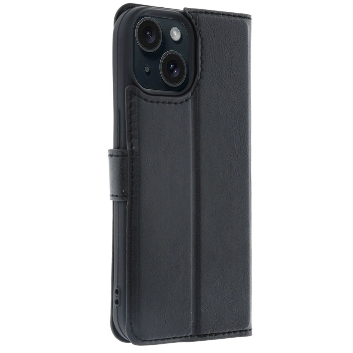 Apple İphone 15 Trend S Plus Kapaklı Kılıf - Siyah Apple İphone 15 Trend S Plus Kapaklı Kılıf - Siyah