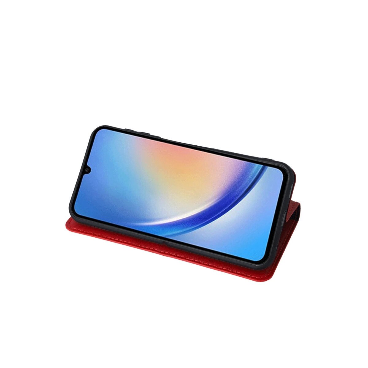 Apple İphone 15 Trend S Plus Kapaklı Kılıf - Yeşil
