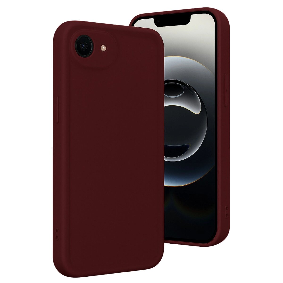 İphone 16e Kılıf Viera Silikon - Bordo İphone 16e Kılıf Viera Silikon - Bordo