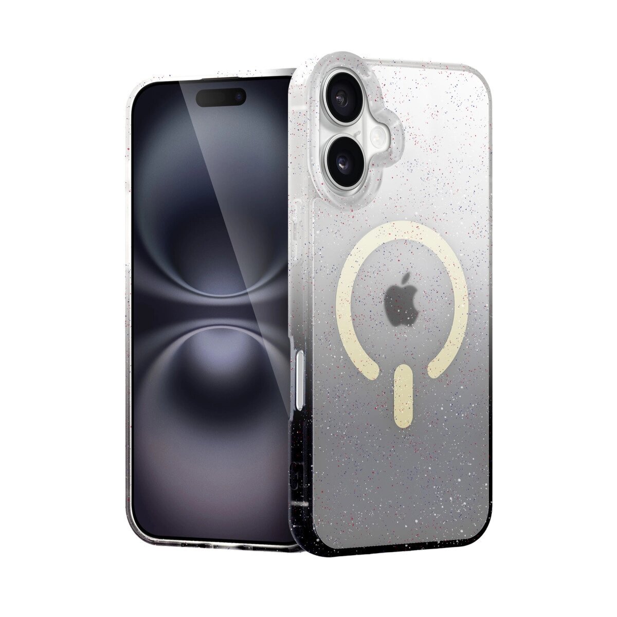 Apple İphone 16 Plus Pummel Shiny Magsafe Kapak - Siyah Apple İphone 16 Plus Pummel Shiny Magsafe Kapak - Siyah