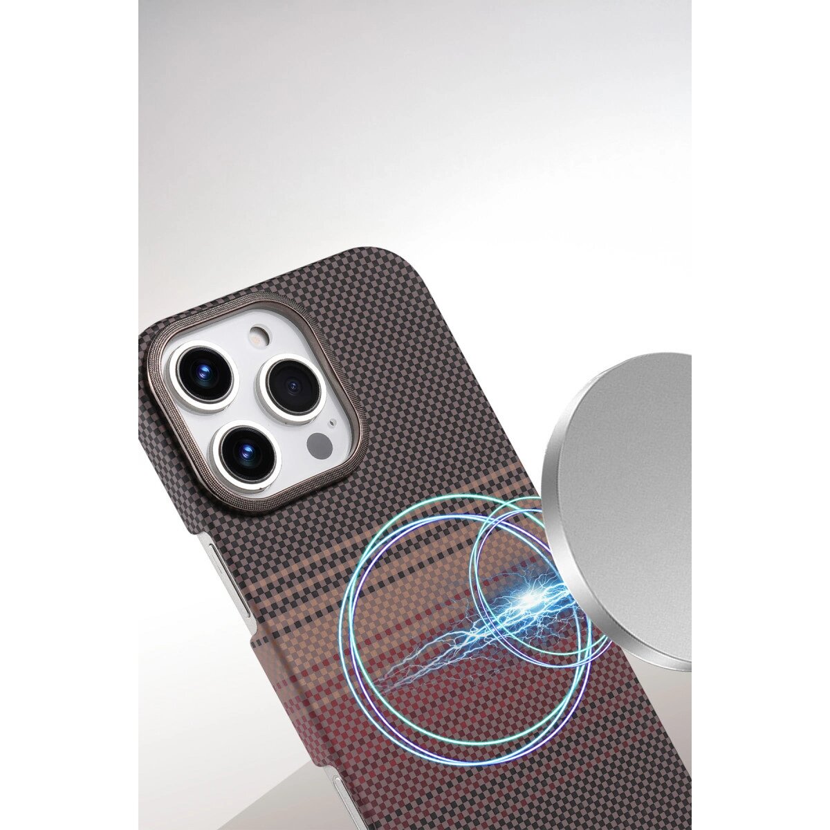 Apple İphone 16 Pro Vega Magsafe Kapak - Gri