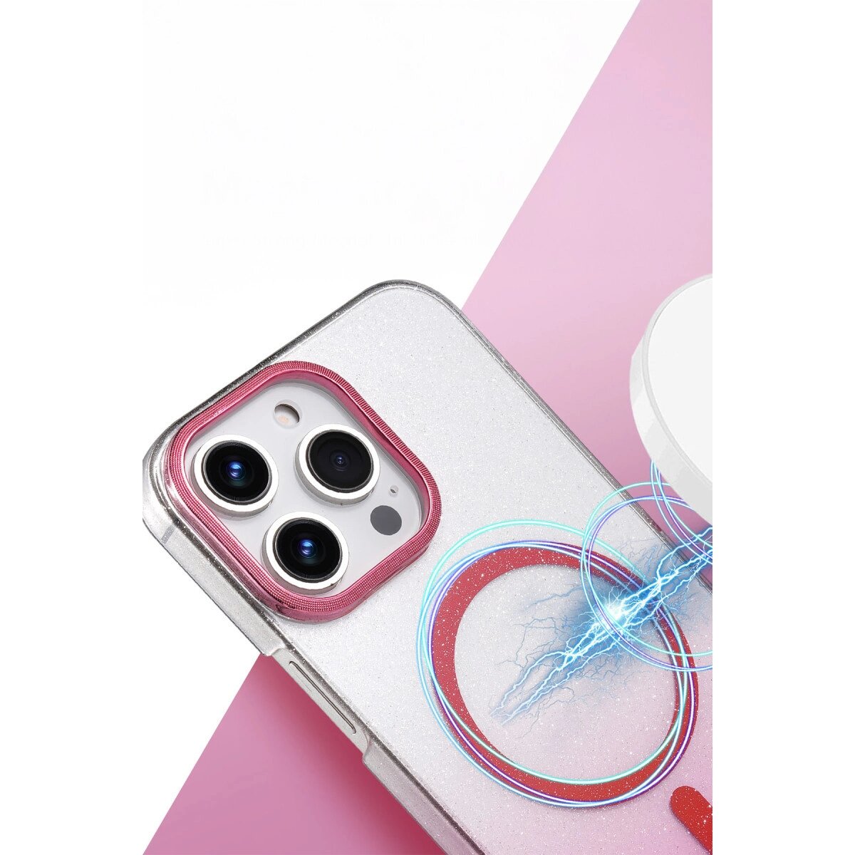Apple İphone 16 Pro Max Glossy Magsafe Kapak - Mavi Apple İphone 16 Pro Max Glossy Magsafe Kapak - Mavi