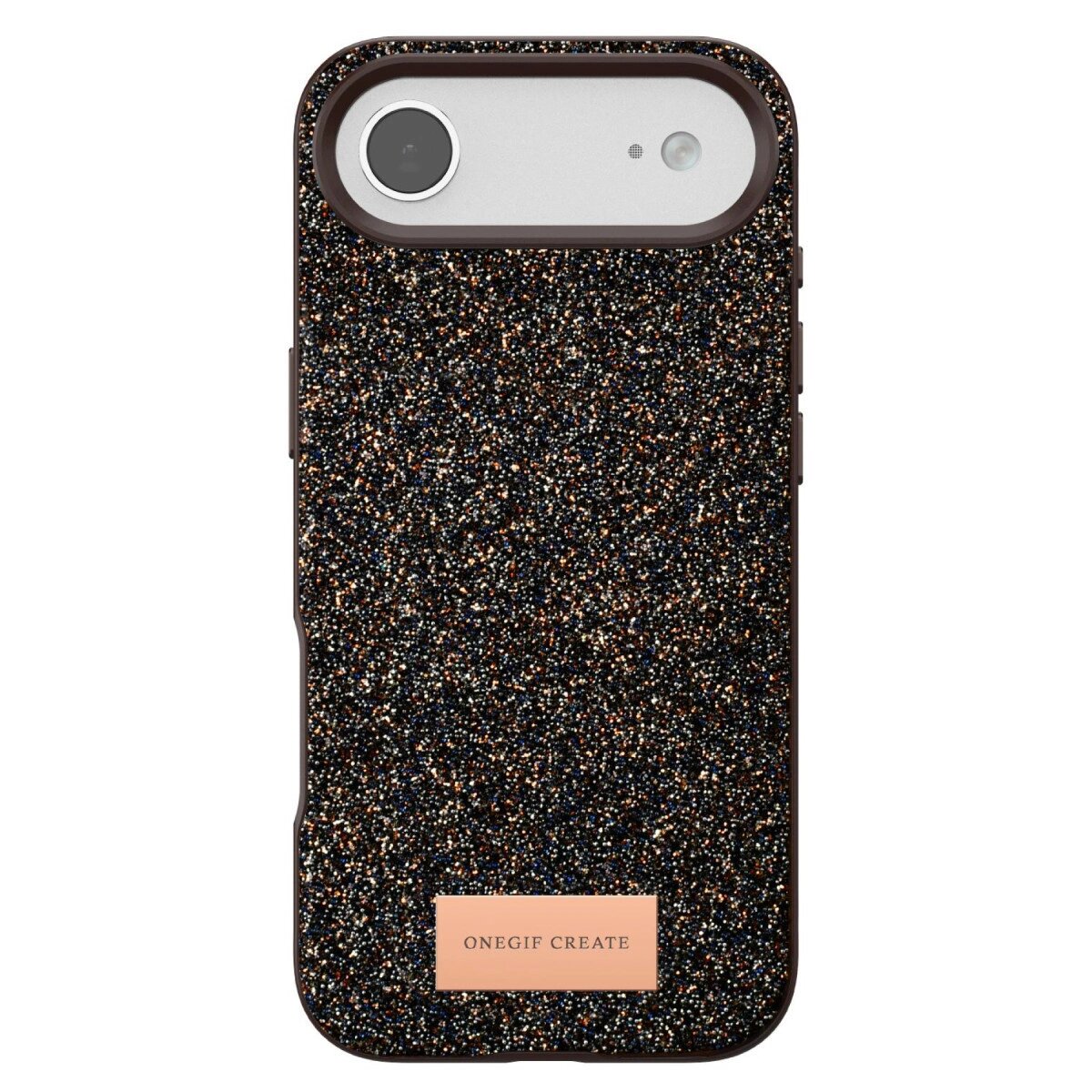 Onegif Apple İphone 17 Air Bright Simli Kapak - Gold Onegif Apple İphone 17 Air Bright Simli Kapak - Gold