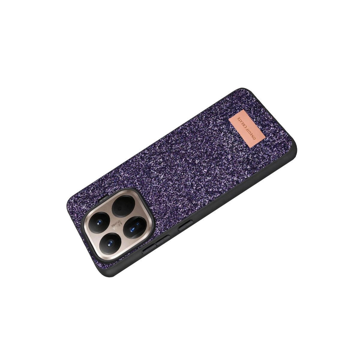 Onegif Xiaomi Mi 15t Pro Bright Simli Kapak - Derin Mor Onegif Xiaomi Mi 15t Pro Bright Simli Kapak - Derin Mor