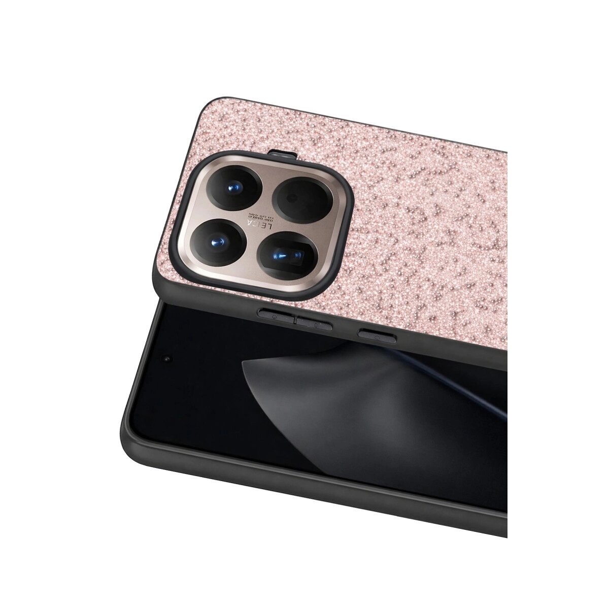 Onegif Xiaomi Mi 15t Pro Bright Simli Kapak - Pembe Onegif Xiaomi Mi 15t Pro Bright Simli Kapak - Pembe