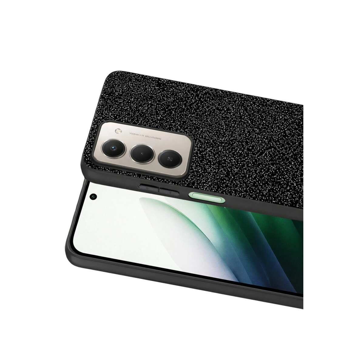 Onegif Xiaomi Redmi 15 4g Bright Simli Kapak - Siyah Onegif Xiaomi Redmi 15 4g Bright Simli Kapak - Siyah