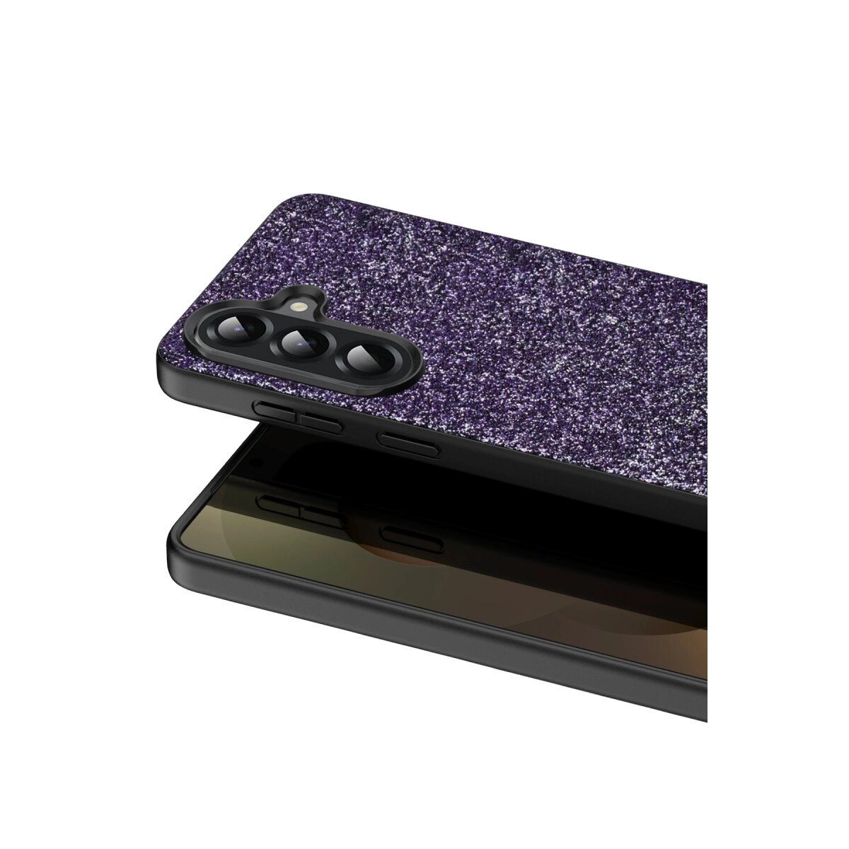 Onegif Samsung Galaxy A17 5g Bright Simli Kapak - Derin Mor Onegif Samsung Galaxy A17 5g Bright Simli Kapak - Derin Mor