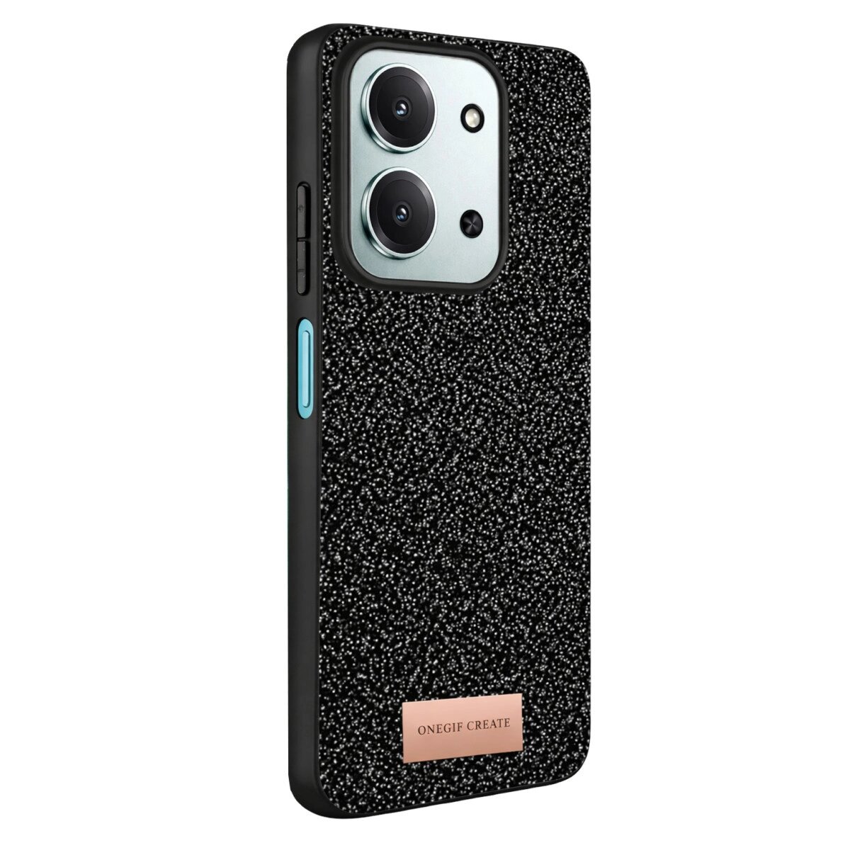 Onegif Xiaomi Redmi 15c 4g Bright Simli Kapak - Siyah Onegif Xiaomi Redmi 15c 4g Bright Simli Kapak - Siyah