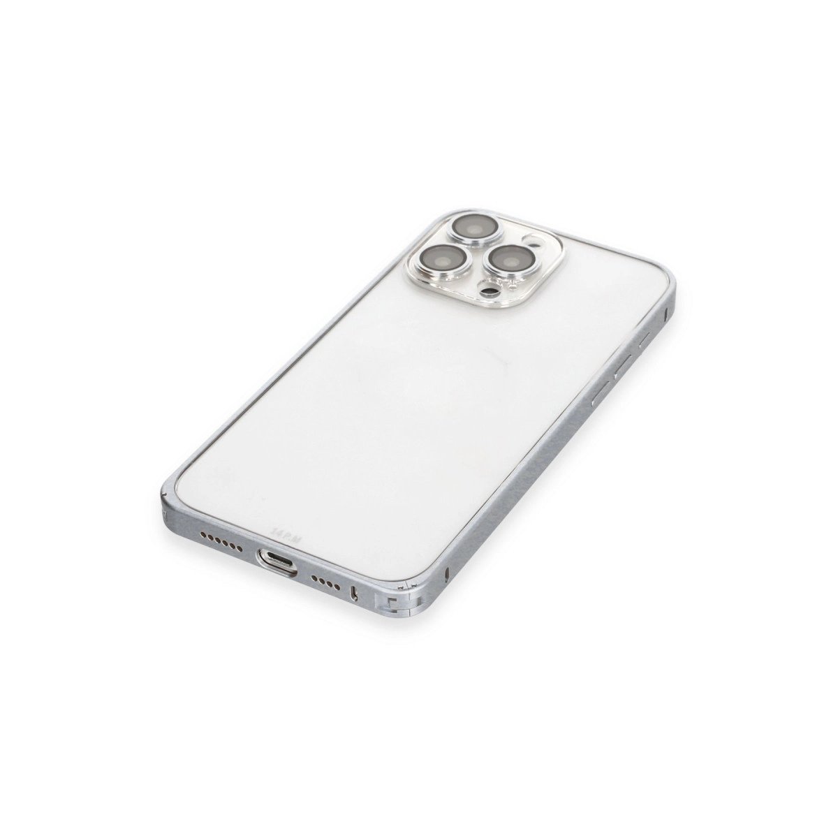 Joko İphone 15 Pro Metal Bumper Mat Kapak - Gri Joko İphone 15 Pro Metal Bumper Mat Kapak - Gri
