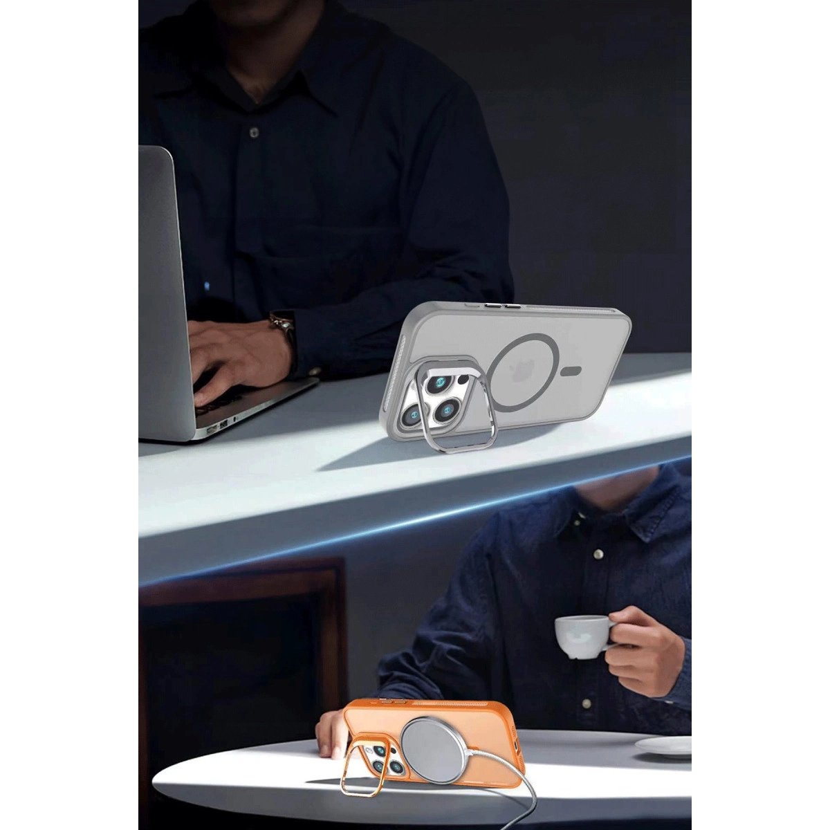 Joko İphone 16 Flet Lens Magsafe Kapak - Siyah Joko İphone 16 Flet Lens Magsafe Kapak - Siyah