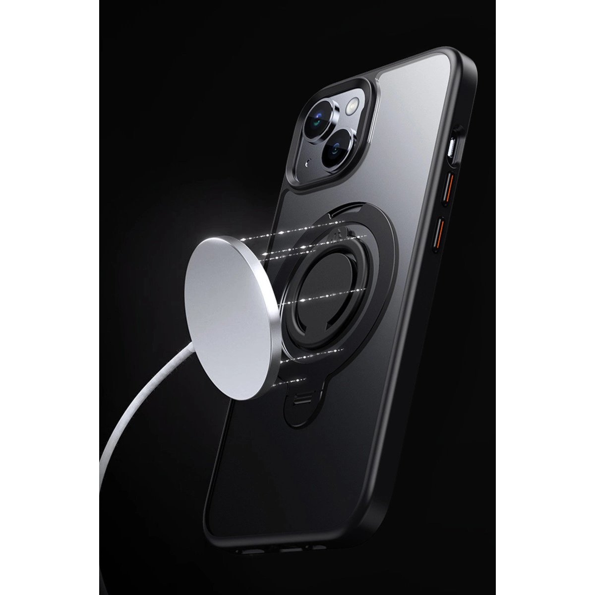 Joko İphone 12 Avatar 360 Dönen Magsafe Kapak - Siyah