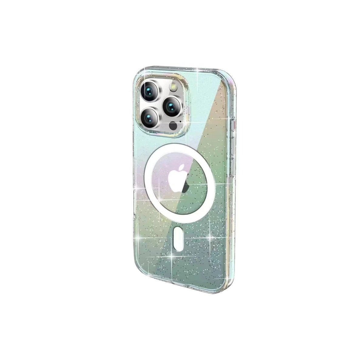 Joko İphone 15 Pro Max Rasasi Simli Magsafe Kapak - Şeffaf Joko İphone 15 Pro Max Rasasi Simli Magsafe Kapak - Şeffaf