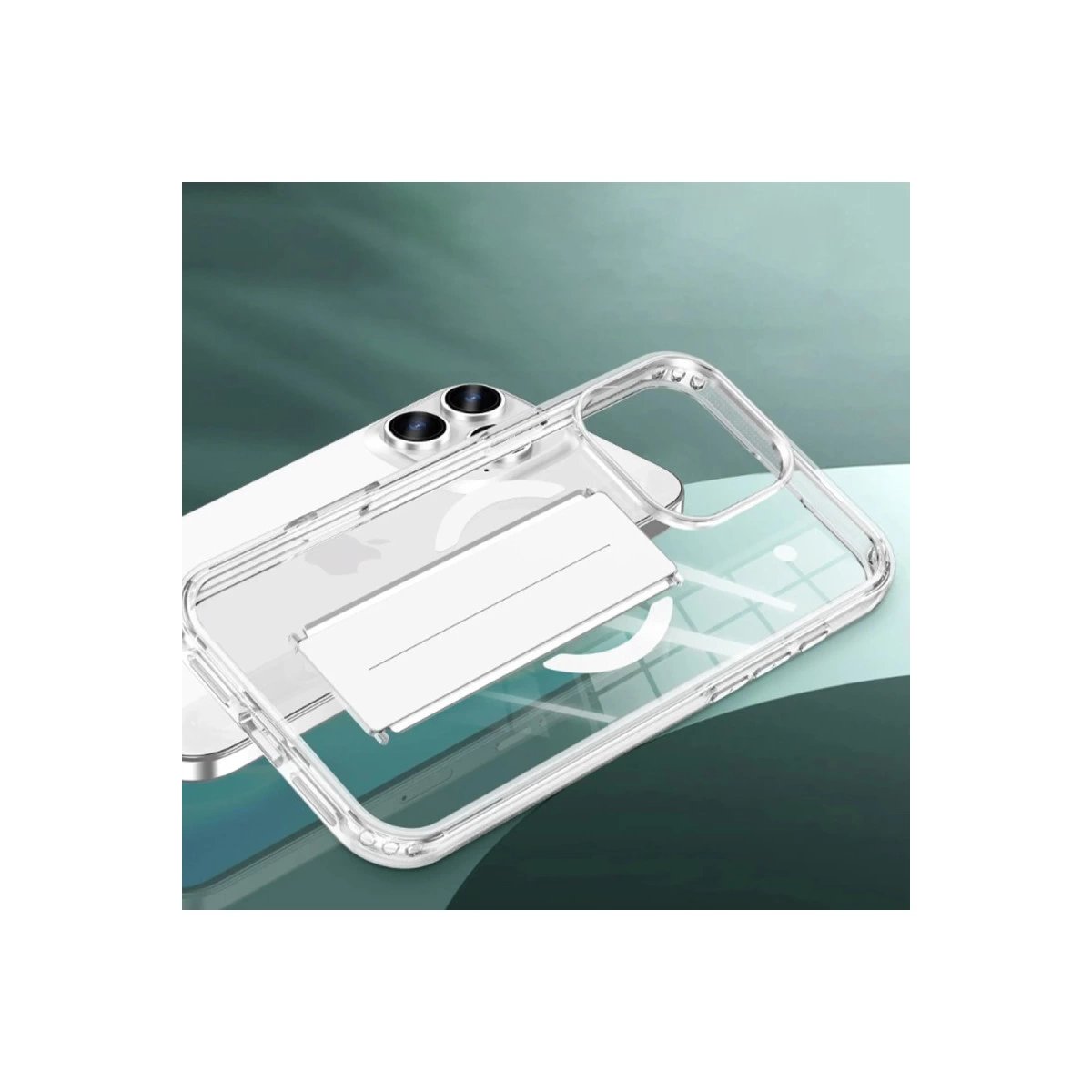 Joko İphone 16 Pro Max Kılıf Alfa Magsafe Standlı Kapak - Şeffaf Joko İphone 16 Pro Max Kılıf Alfa Magsafe Standlı Kapak - Şeffaf