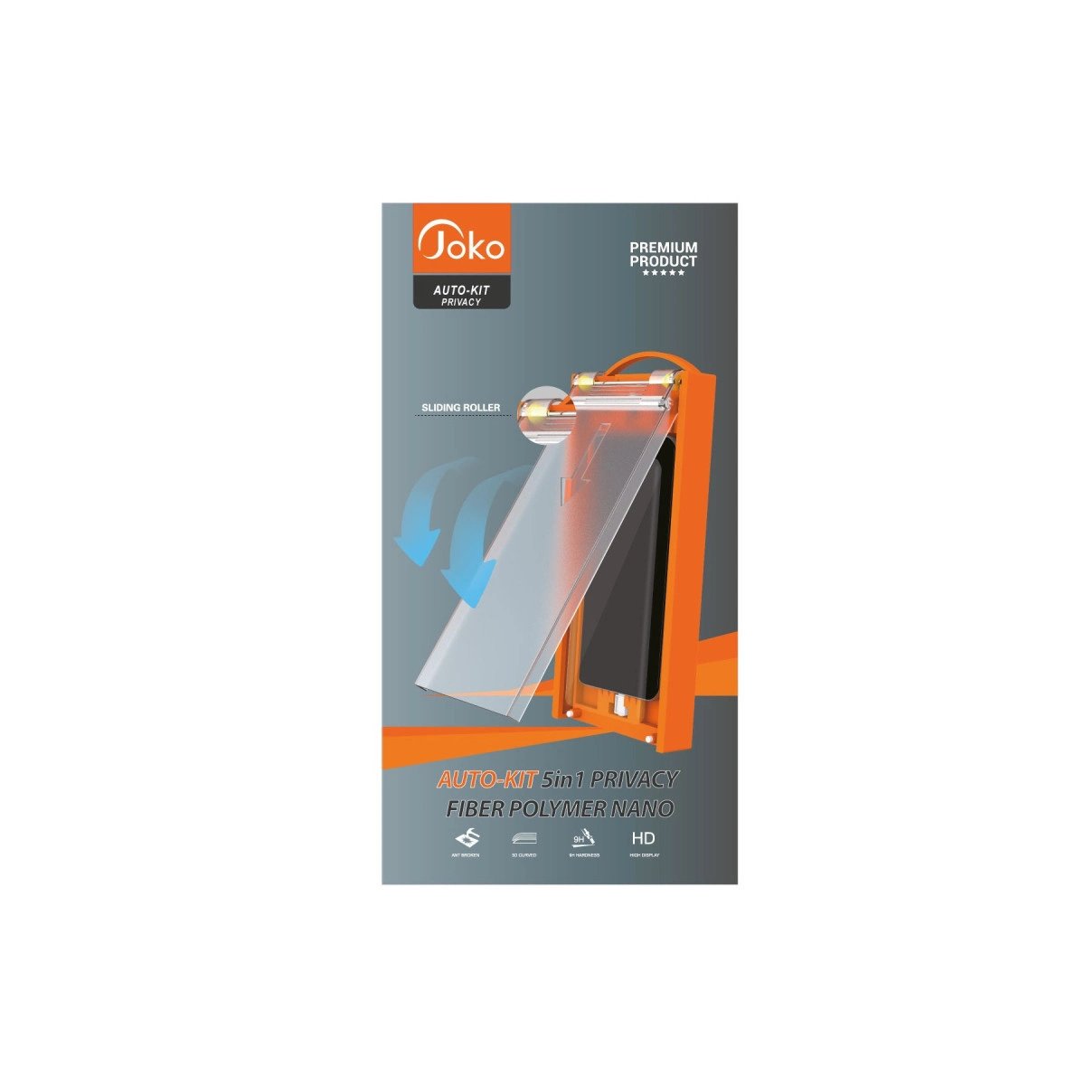 Joko  Galaxy S21 Ultra Autokit 5in1 Fiber Hayalet Polymer Nano Ekran Koruyucu