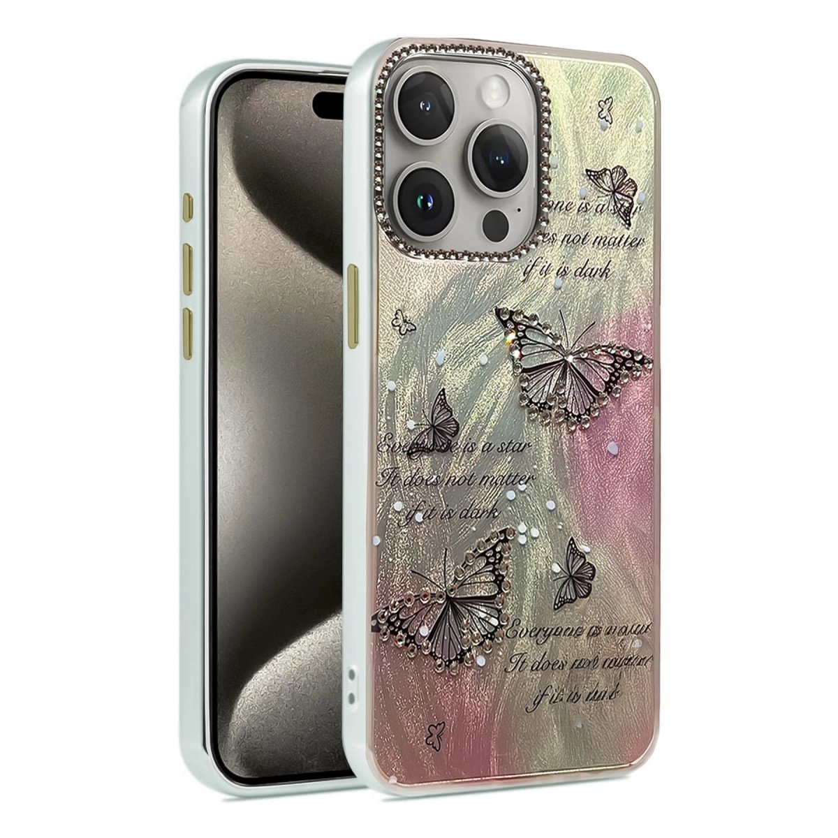 İphone 14 Pro Kılıf Blade Aynalı Desenli Kapak - Desen 6 İphone 14 Pro Kılıf Blade Aynalı Desenli Kapak - Desen 6