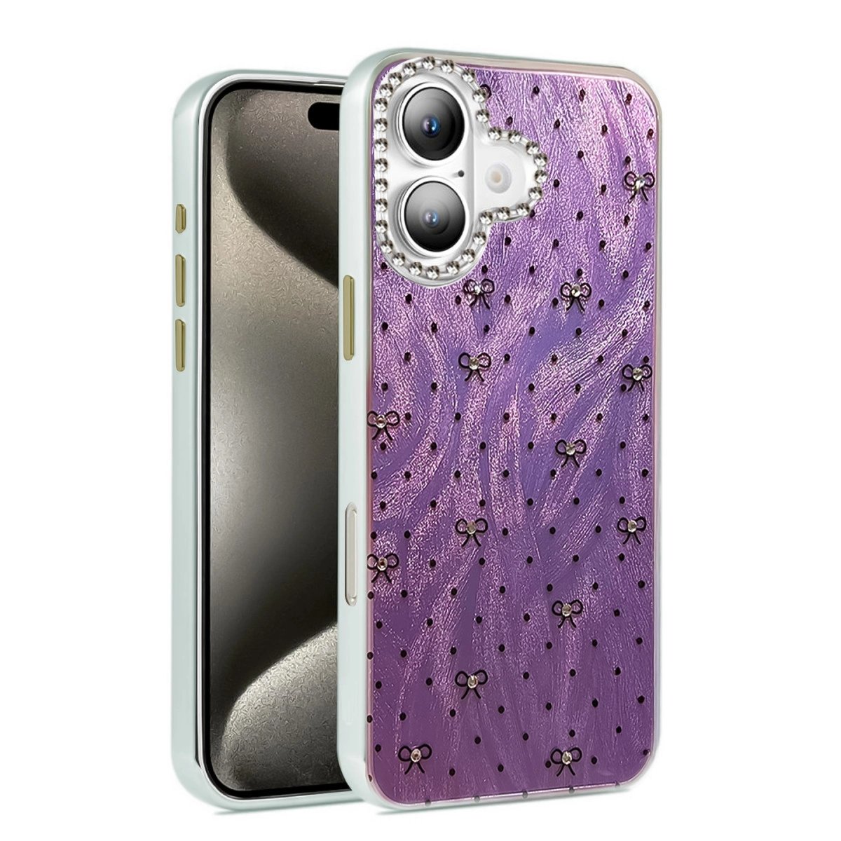 İphone 16 Plus Kılıf Blade Aynalı Desenli Kapak - Desen 2 İphone 16 Plus Kılıf Blade Aynalı Desenli Kapak - Desen 2