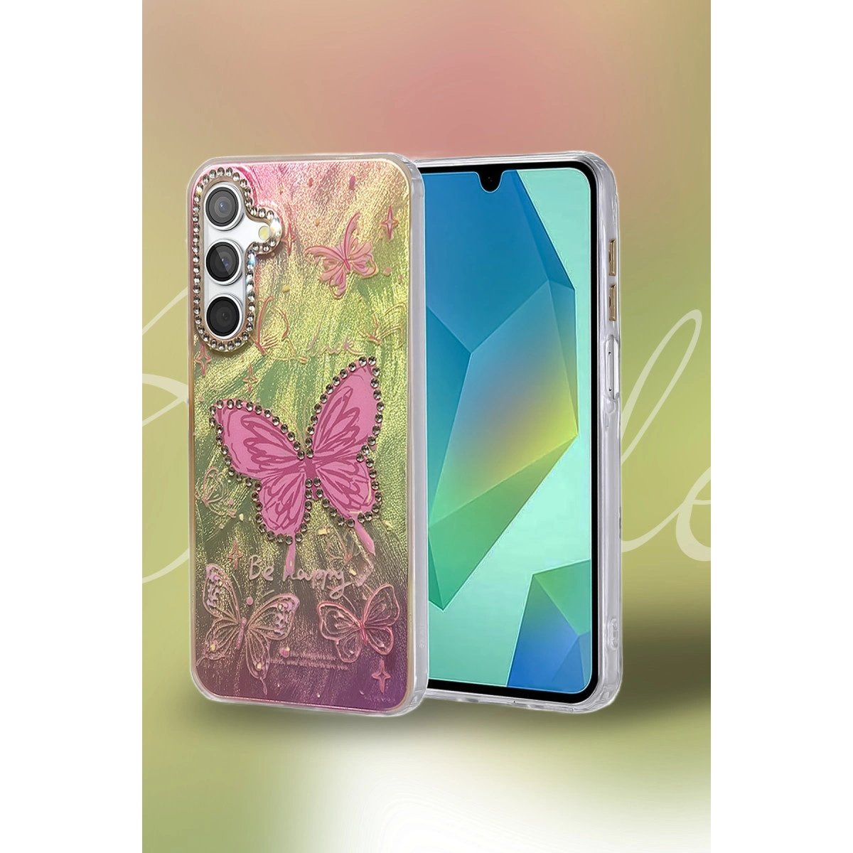Samsung Galaxy A55 5g Kılıf Blade Aynalı Desenli Kapak - Desen 9 Samsung Galaxy A55 5g Kılıf Blade Aynalı Desenli Kapak - Desen 9
