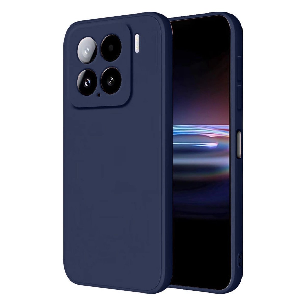 Xiaomi Mi 15 Pro Kılıf Nano İçi Kadife Silikon - Lacivert Xiaomi Mi 15 Pro Kılıf Nano İçi Kadife Silikon - Lacivert