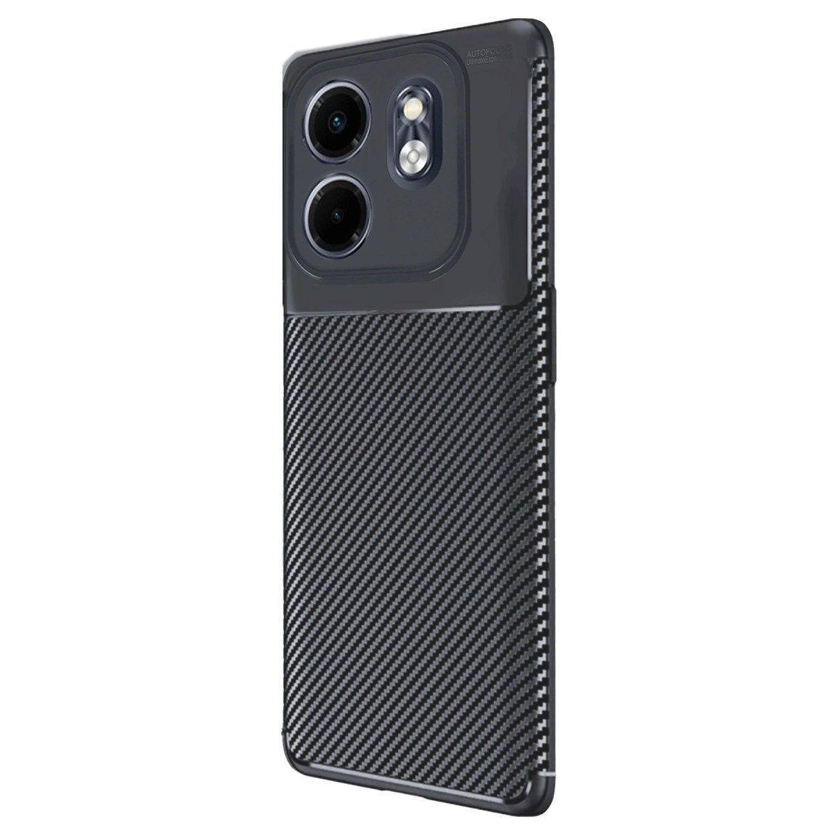 İnfinix Smart 9 Kılıf Auto Focus Karbon Kapak - Siyah İnfinix Smart 9 Kılıf Auto Focus Karbon Kapak - Siyah