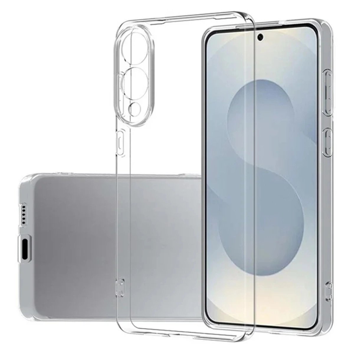 Samsung Galaxy S25 Edge Kılıf Lüx Şeffaf Silikon Samsung Galaxy S25 Edge Kılıf Lüx Şeffaf Silikon