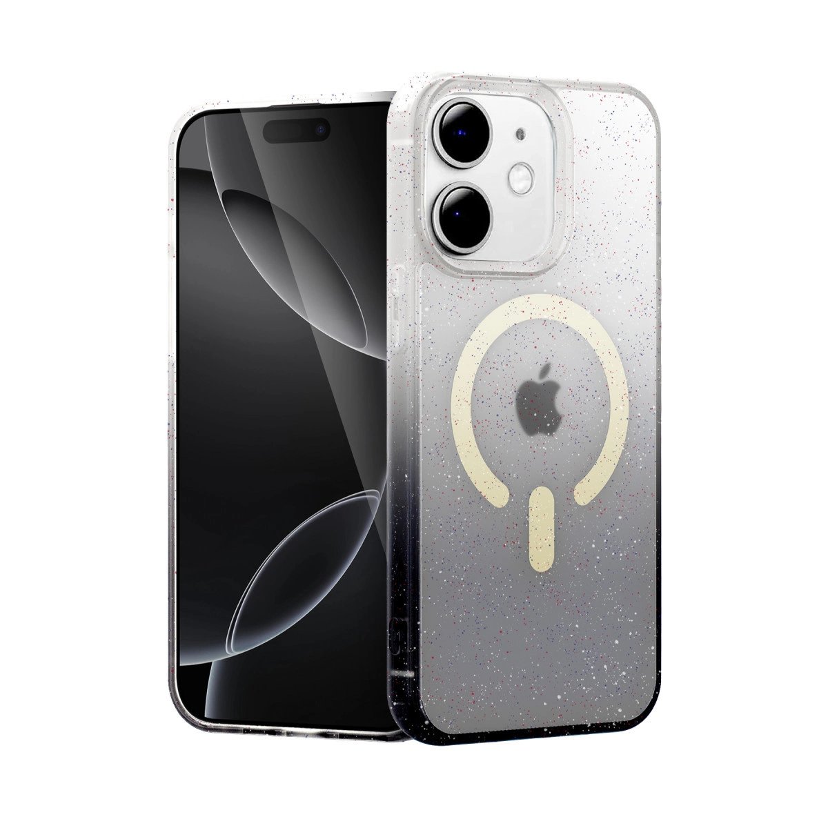 Apple İphone 11 Pummel Shiny Magsafe Kapak - Siyah Apple İphone 11 Pummel Shiny Magsafe Kapak - Siyah