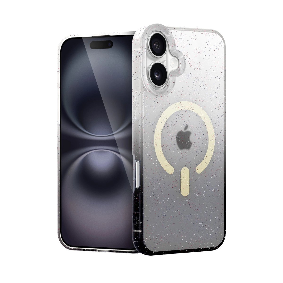 Apple İphone 16 Plus Pummel Shiny Magsafe Kapak - Siyah Apple İphone 16 Plus Pummel Shiny Magsafe Kapak - Siyah