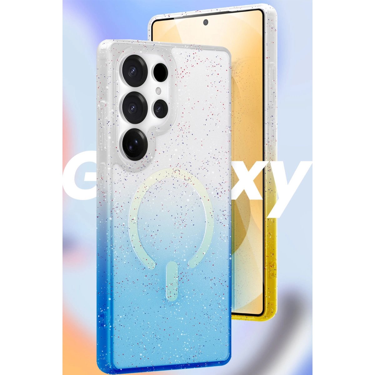 Samsung Galaxy S25 Ultra Pummel Shiny Magsafe Kapak - Pembe